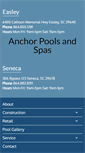 Mobile Screenshot of anchorpoolsandspas.com